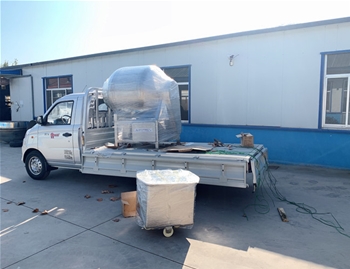 400L變頻真空滾揉機，200L料車發(fā)往重慶