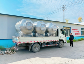 1200L真空滾揉機(jī)3臺發(fā)往河南