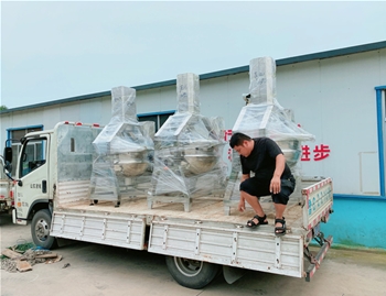 半自動(dòng)行星攪拌炒鍋3臺(tái)，發(fā)貨杭州